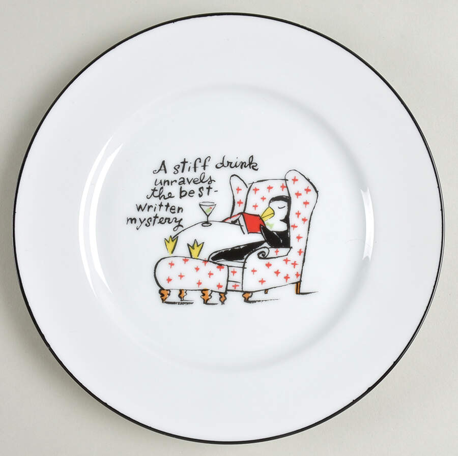 Penguins Salad Plate by Pottery Barn China-1