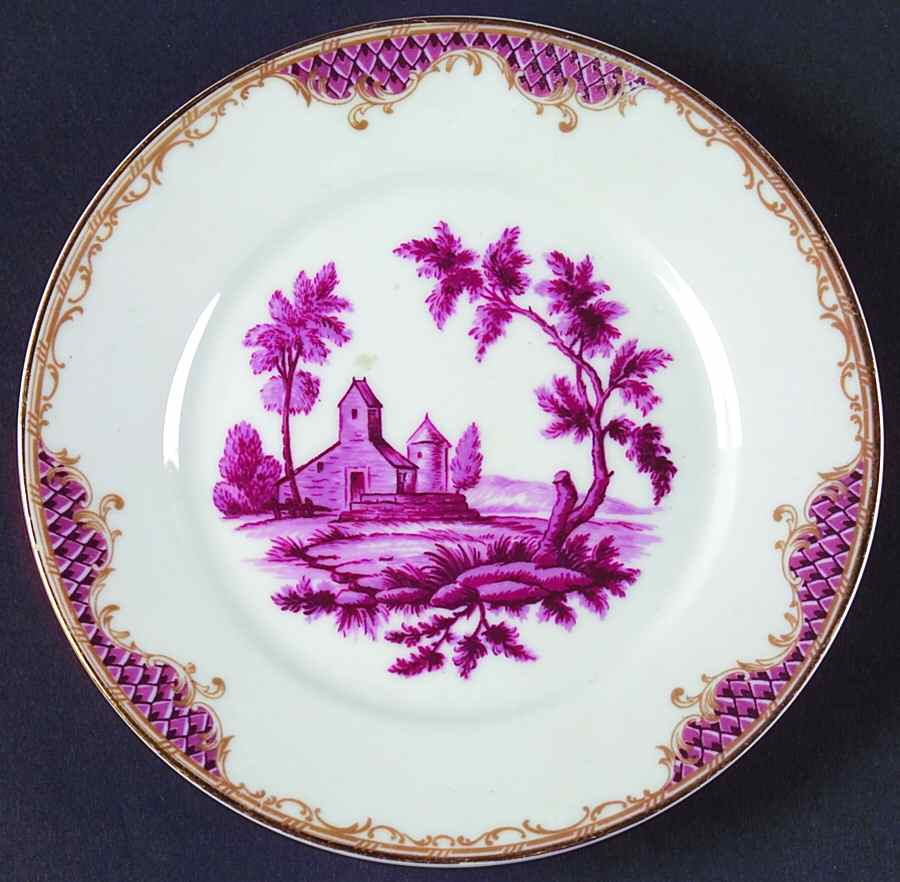 PBA2 Bread & Butter Plate by Porcelain de Baudour-1