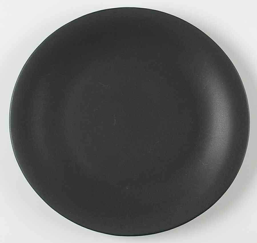 Ellipse Black Dinner Plate by Pottery Barn China-1