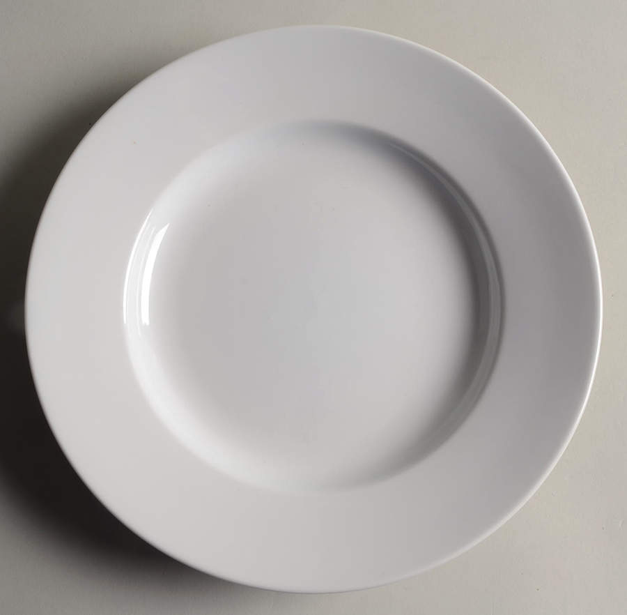 Great White Collection (Rim Shape) Dinner Plate by Pottery Barn China-1