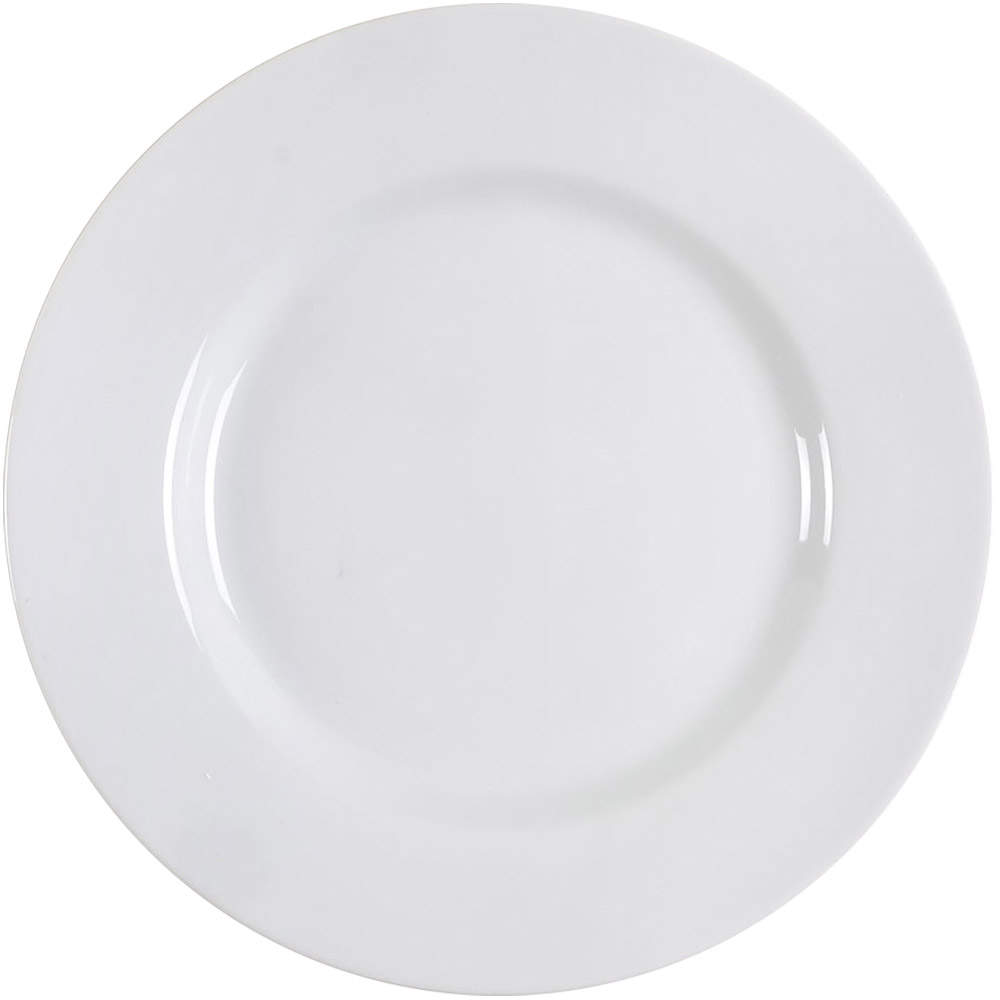 Great White Collection (Rim Shape) 12" Chop Plate (Round Platter) by Pottery Barn China-1