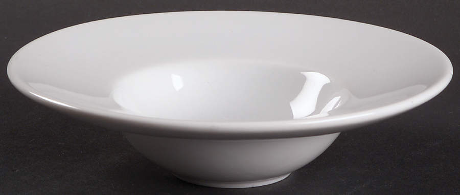 Great White Collection (Rim Shape) Rim Fruit/Dessert (Sauce) Bowl by Pottery Barn China-1