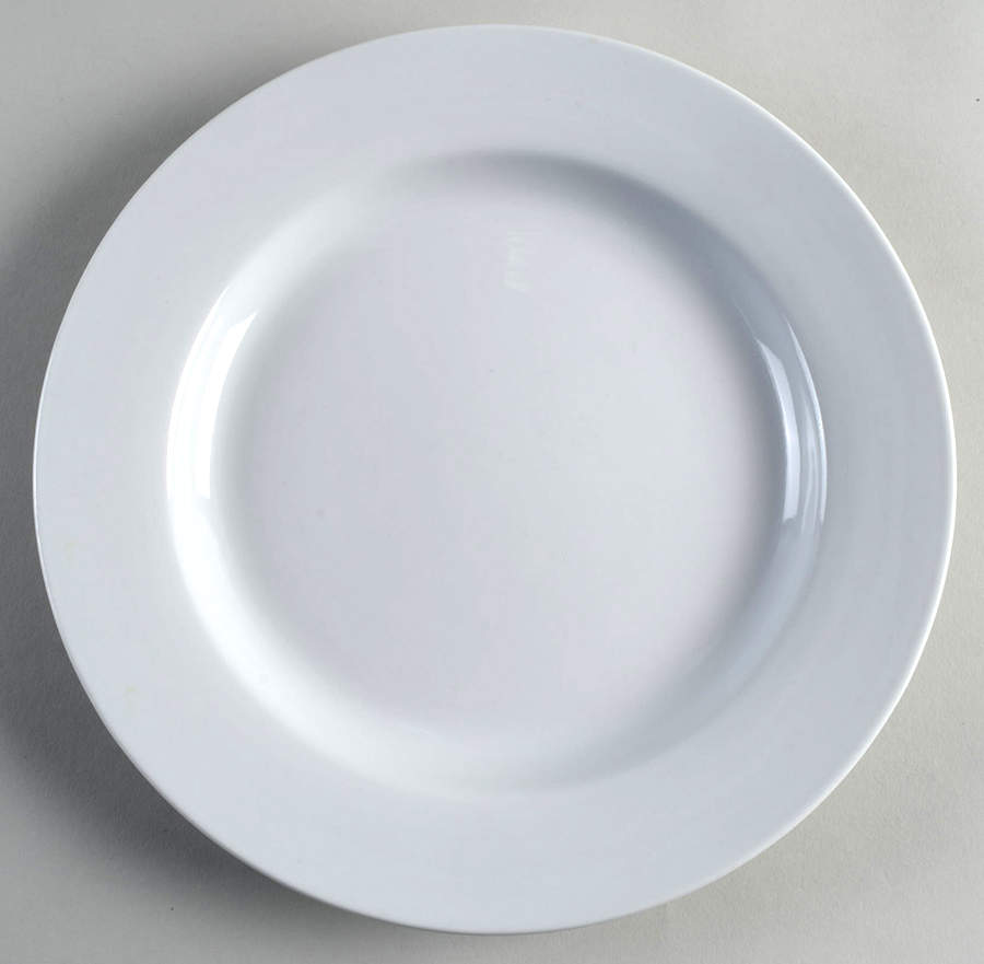 Great White Collection (Rim Shape) Dinner Plate by Pottery Barn China-1