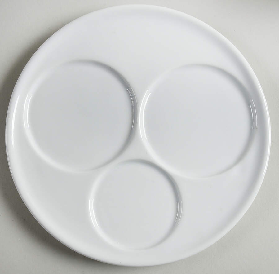 Great White Collection (Rim Shape) Condiment Tray by Pottery Barn China-1
