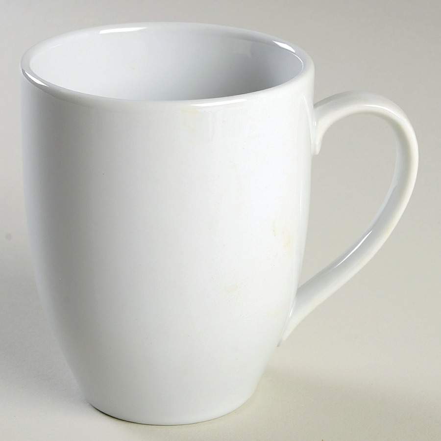 Great White Collection (Rim Shape) Mug by Pottery Barn China-1