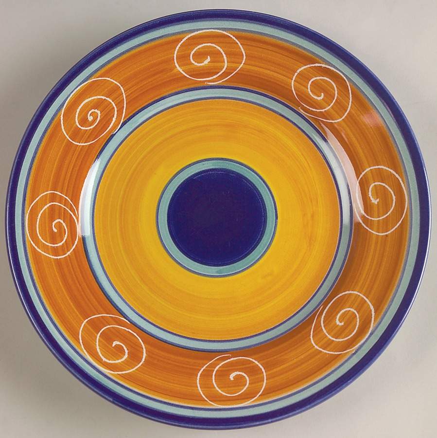 Italian Swirl Salad Plate by Pier 1-1