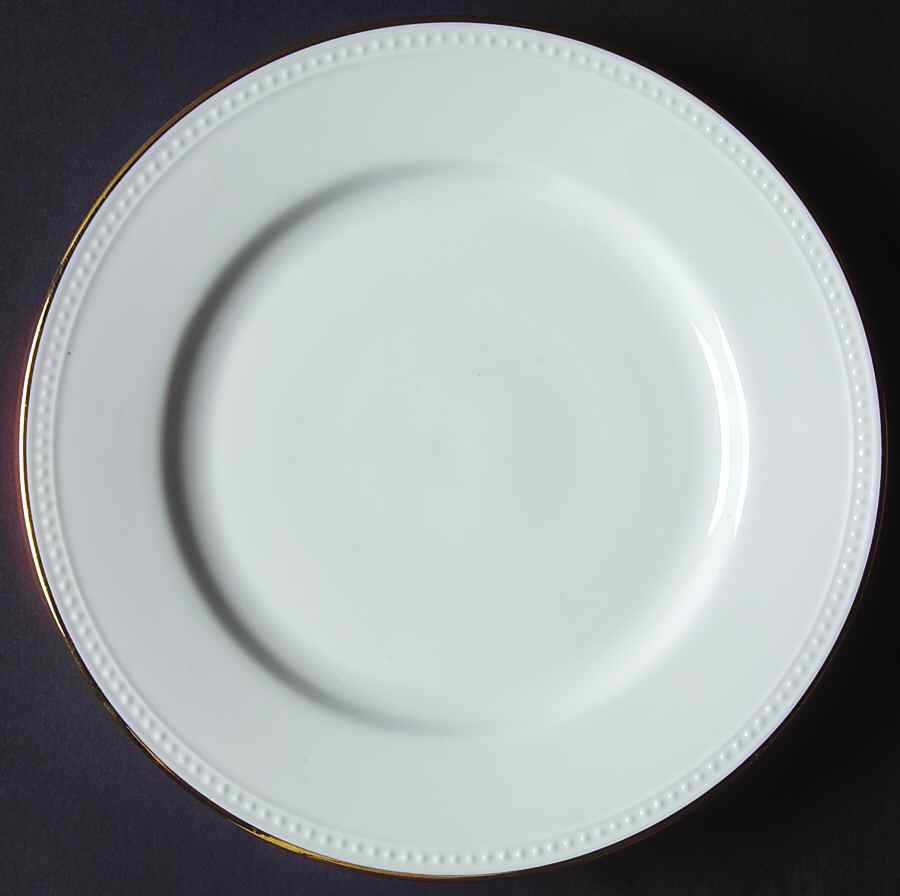 Gold Line Dinner Plate by Pier 1-1