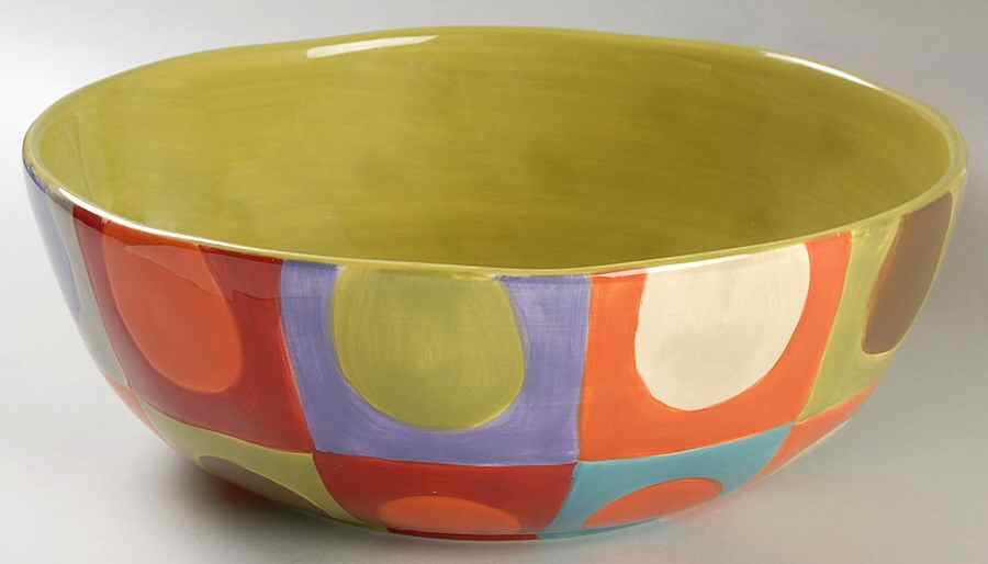 Urban Dots 11" Large Salad Serving Bowl by Pier 1-1