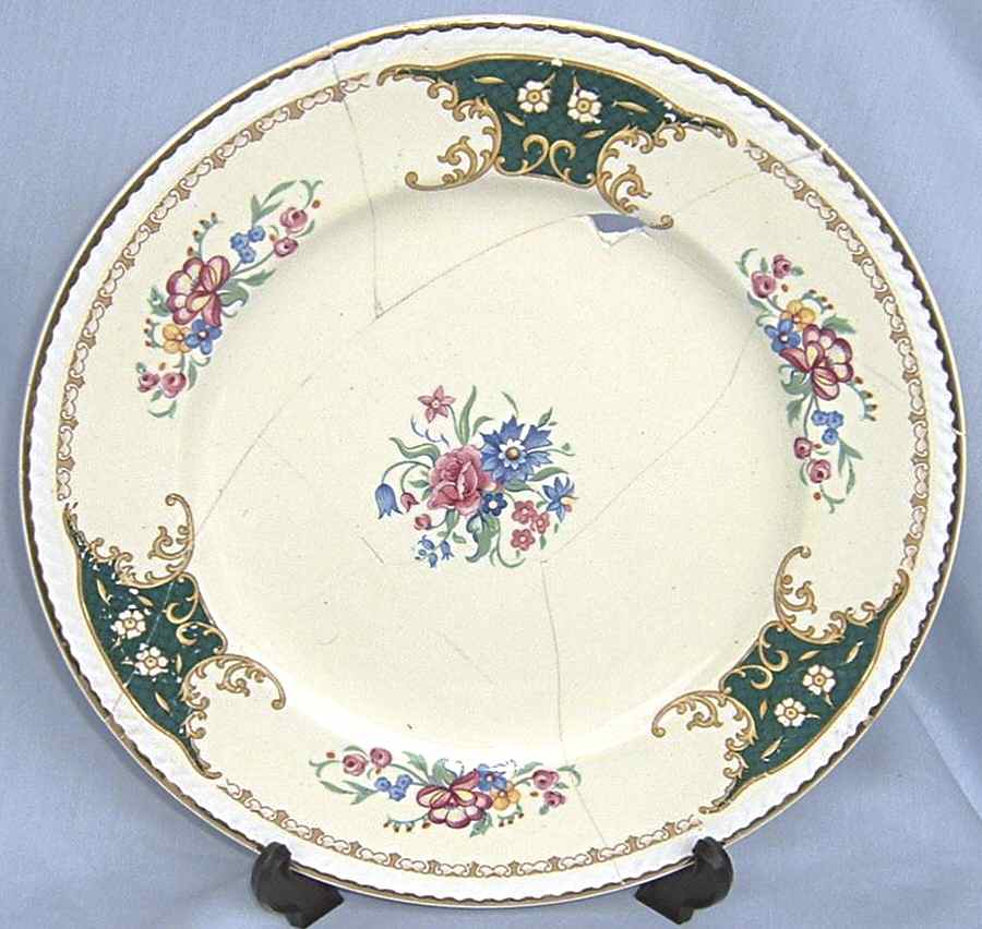 PTL3 Green Dinner Plate by Portland-1