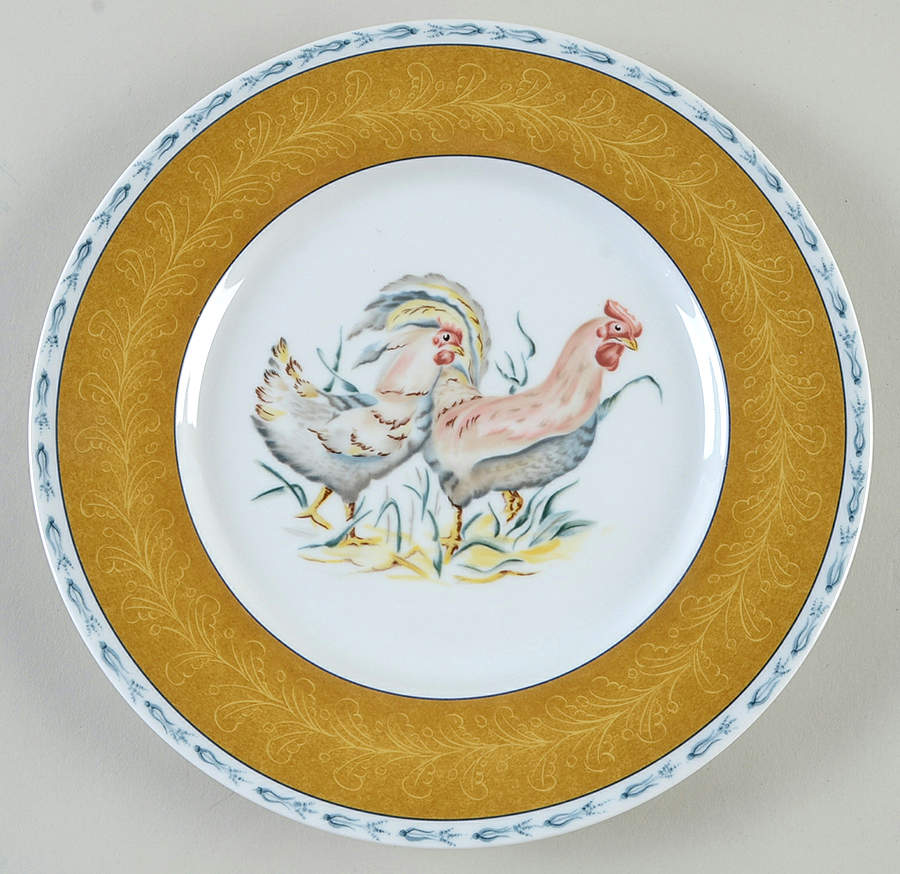 Basse Cour Dinner Plate by Pierre Frey (Patrick Frey)-1