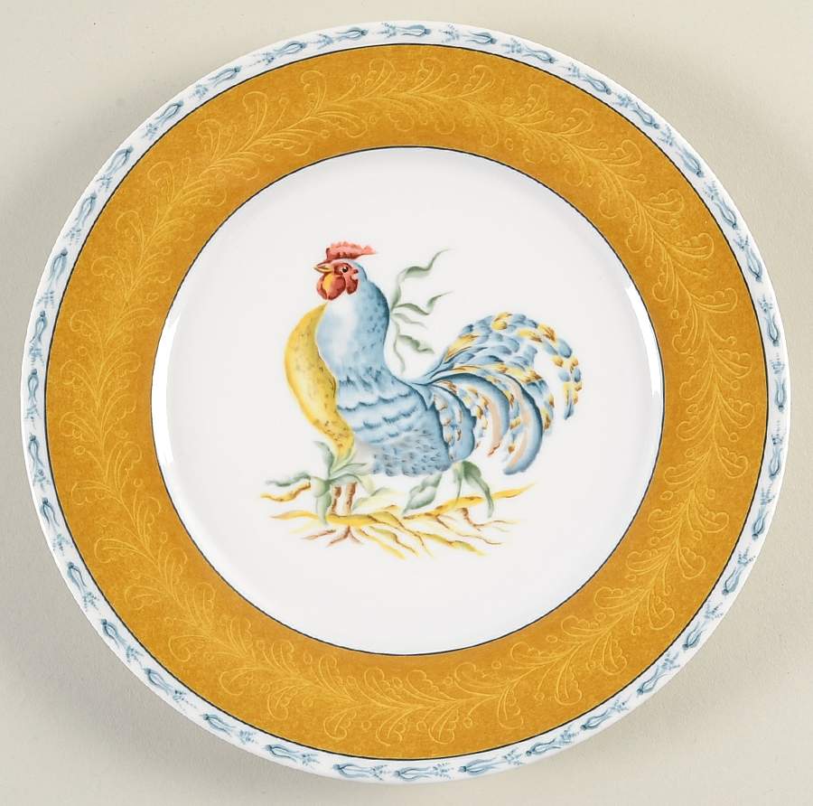 Basse Cour Salad/Dessert Plate by Pierre Frey (Patrick Frey)-1