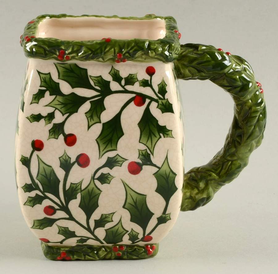 English Holly Mug by Pacific Rim-1