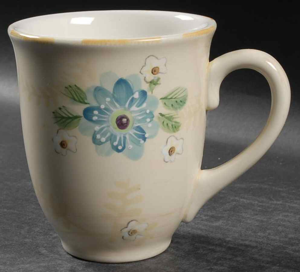Vintage Floral Mug by Pfaltzgraff-1