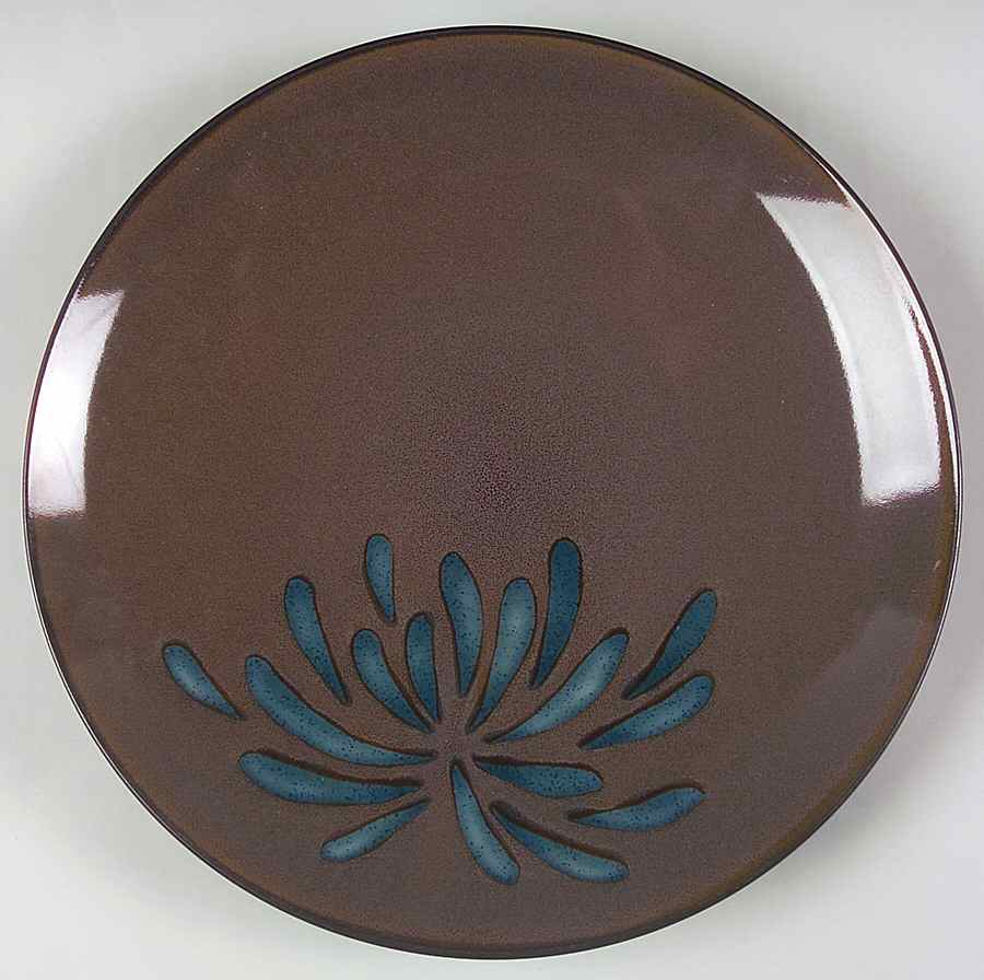 Blue Mum Dinner Plate by Pier 1-1