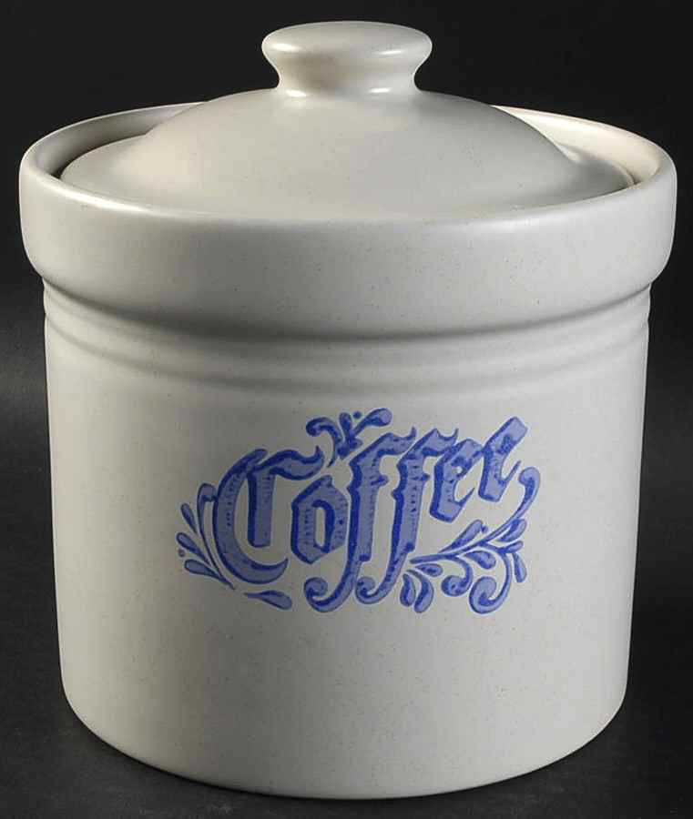 Yorktowne Coffee Canister & Lid by Pfaltzgraff-1