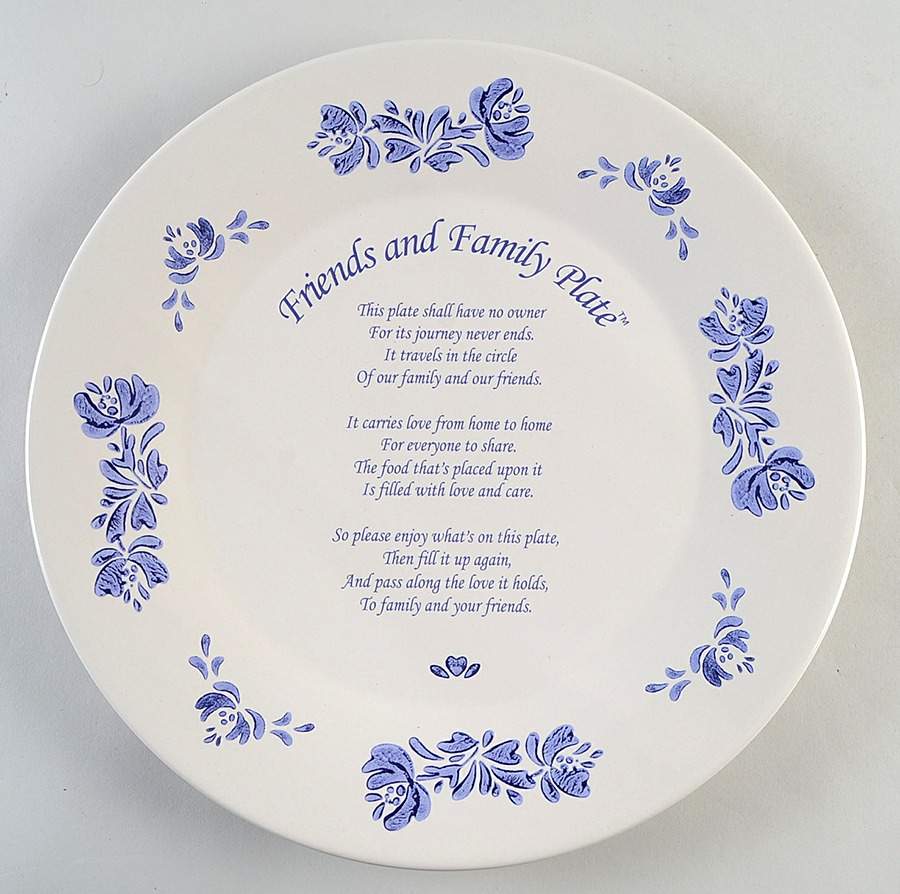Yorktowne Friends & Family Plate by Pfaltzgraff-1