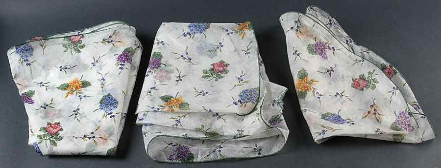 Vintage Garden Round Decorative Accent Cloth - Set of 3 (24,36,48) by Princess House-1