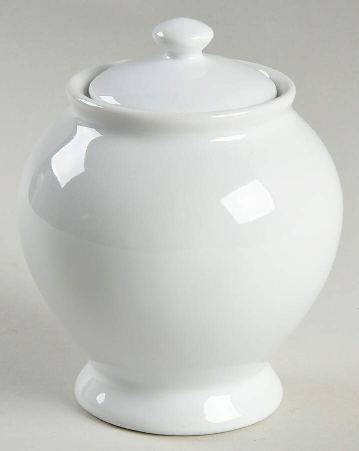 Caterer's Dinnerware Sugar Bowl & Lid by Pottery Barn China-1