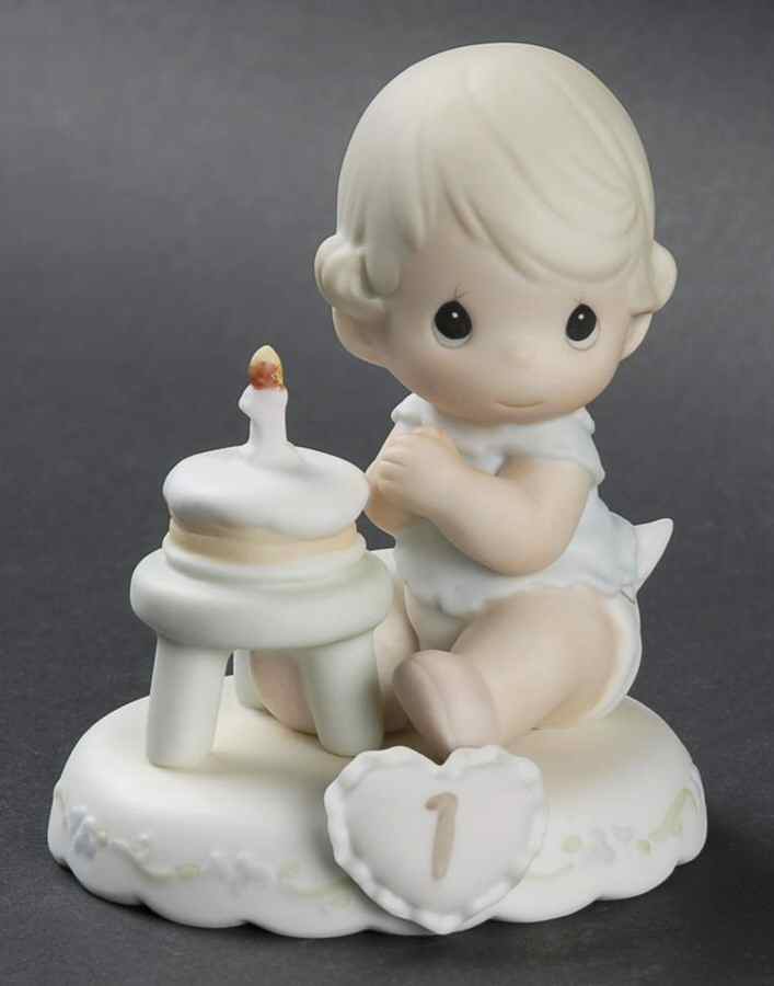 Growing in Grace Age 1-Brunette Star-Growing In Grace, Age 1 - Star Trademark, No Box by Precious Moments-1