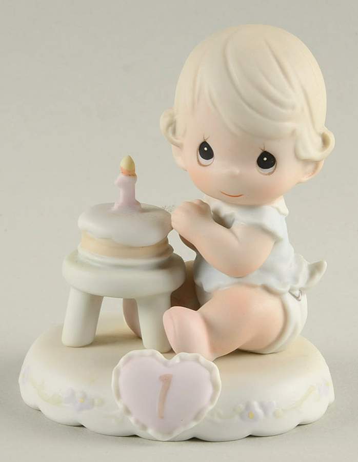 Growing in Grace Age 1-Brunette Ship-Growing In Grace-Age 1 - Ship Trademark, No Box by Precious Moments-1
