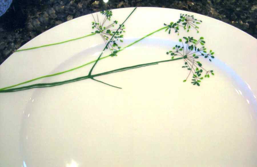 Agave Dinner Plate by Porcel-1