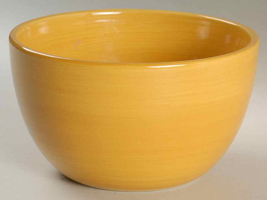 Essential Colours Yellow Soup/Cereal Bowl by Pier 1-1