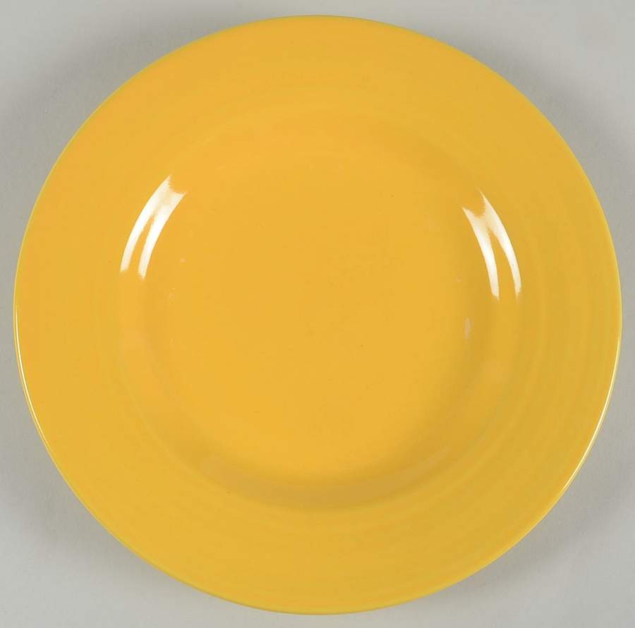Sausalito Ridged Yellow Salad Plate by Pottery Barn China-1