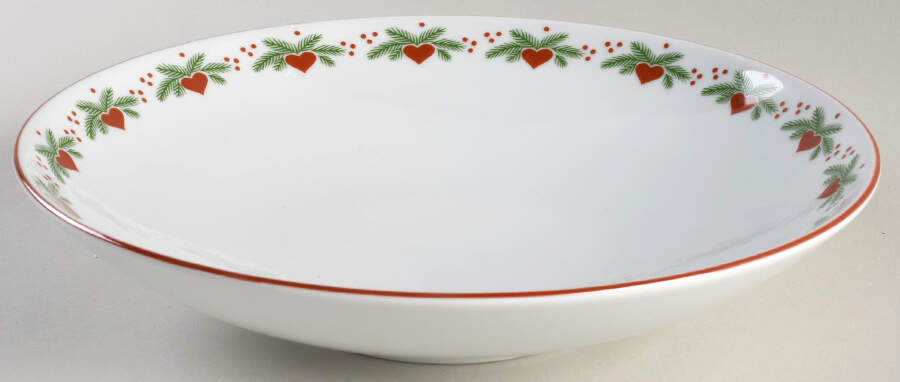 Hearts & Pines 10" Pasta Serving Bowl by Porsgrund-1