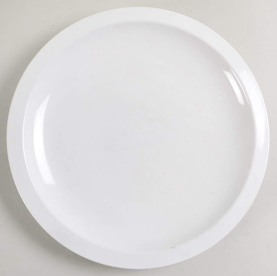 Du Jour White Large Dinner Plate by Pottery Barn China-1
