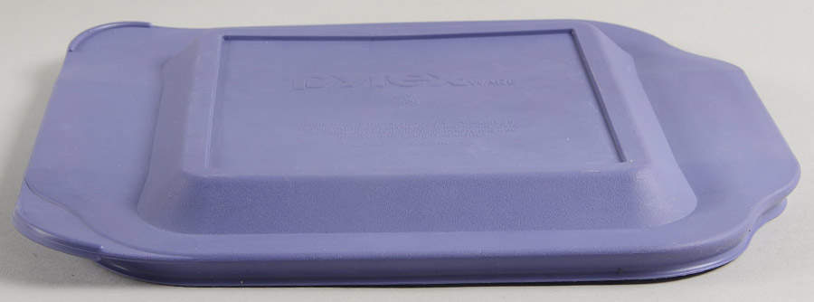 Originals Amethyst Plastic Lid for 8" Square Baker by Pyrex-1