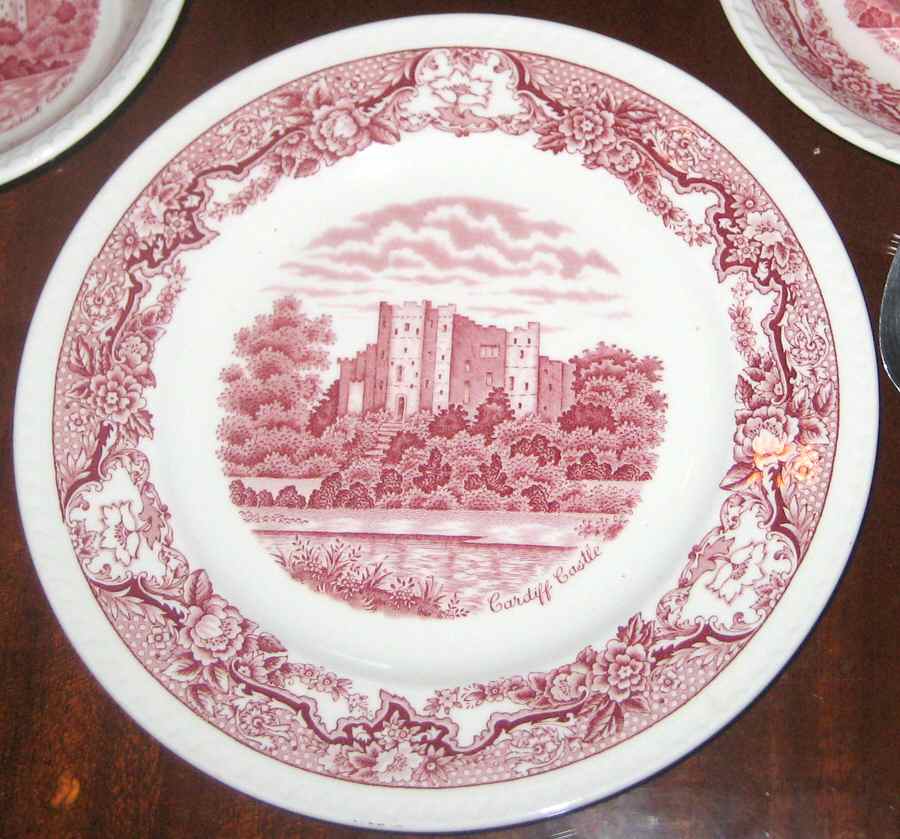 Historic Castles Dinner Plate by Portland-1