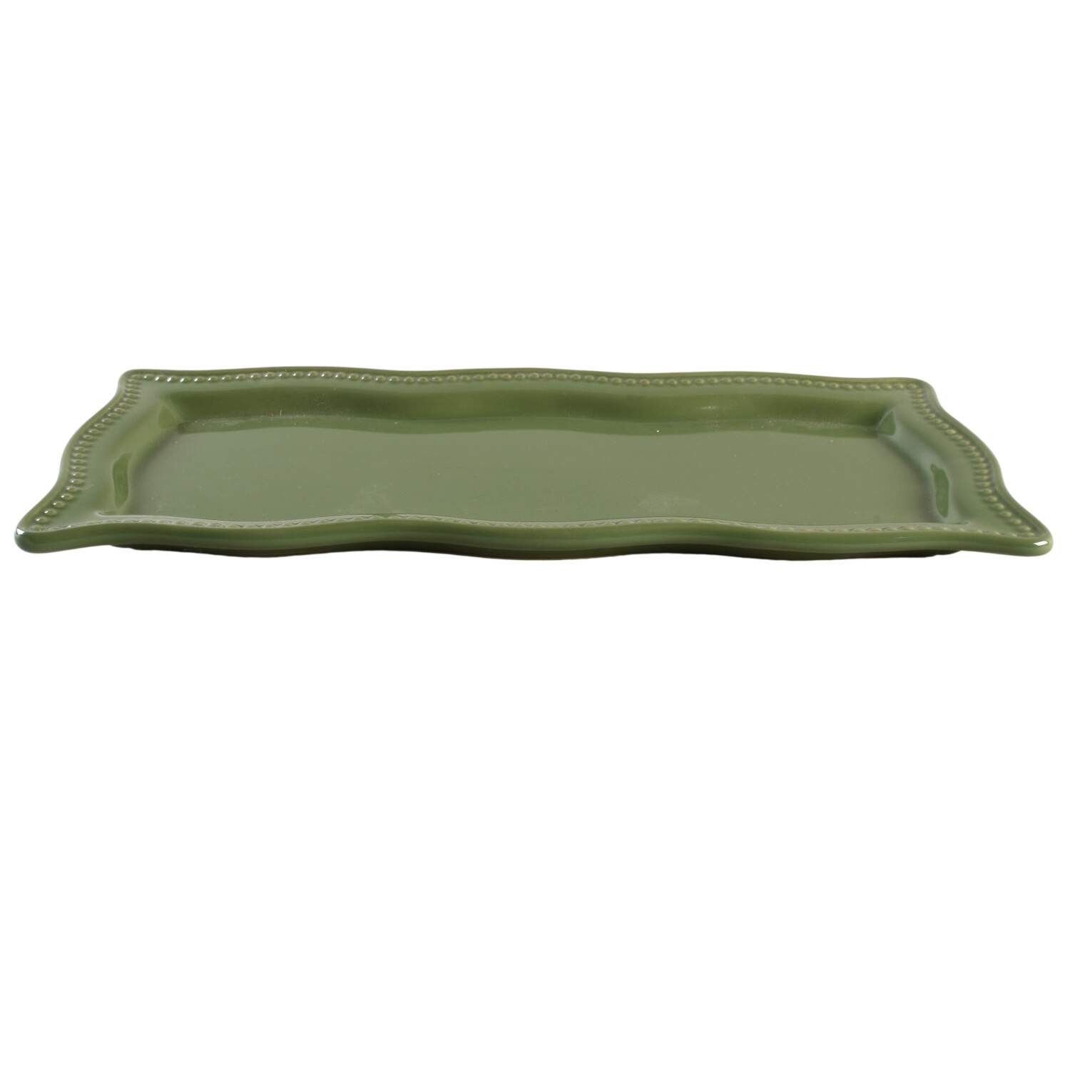 Pavillion (Autumn Colors) 13" Rectangular Serving Platter by Princess House-1