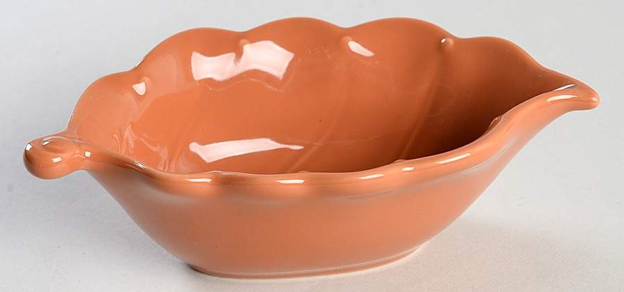 Pavillion (Autumn Colors) 6" Leaf Bowl by Princess House-1