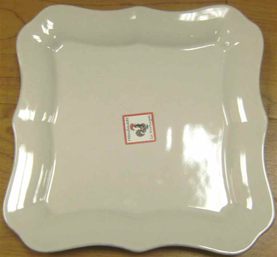 Impressions Ivory Dinner Plate by Grestel (Portugal)-1