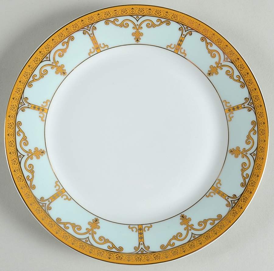 PLX2 Aqua Salad Plate by Palate & Plate-1