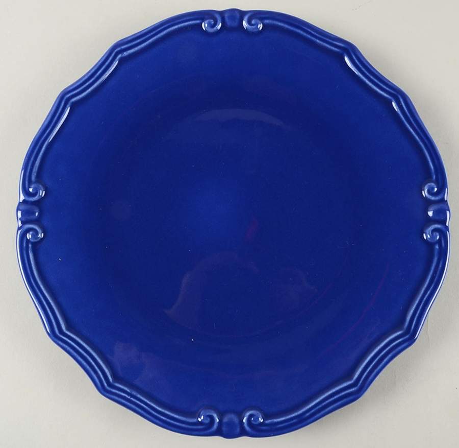 European Country Blue Dinner Plate by Pier 1-1
