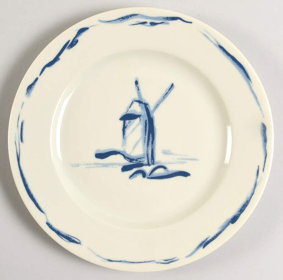 Gonesse Blue Salad/Dessert Plate by Pierre Frey (Patrick Frey)-1
