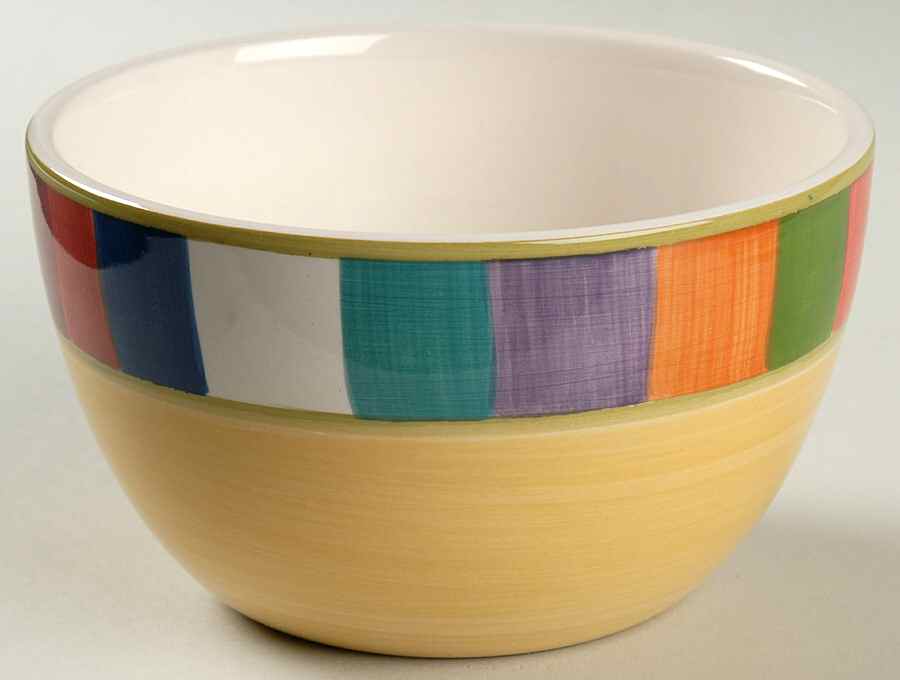 Rainbow Stripes Soup/Cereal Bowl by Philippe Richard-1