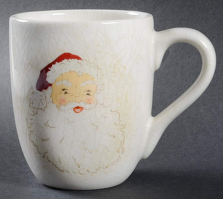 Santa Mug by Pottery Barn China-1