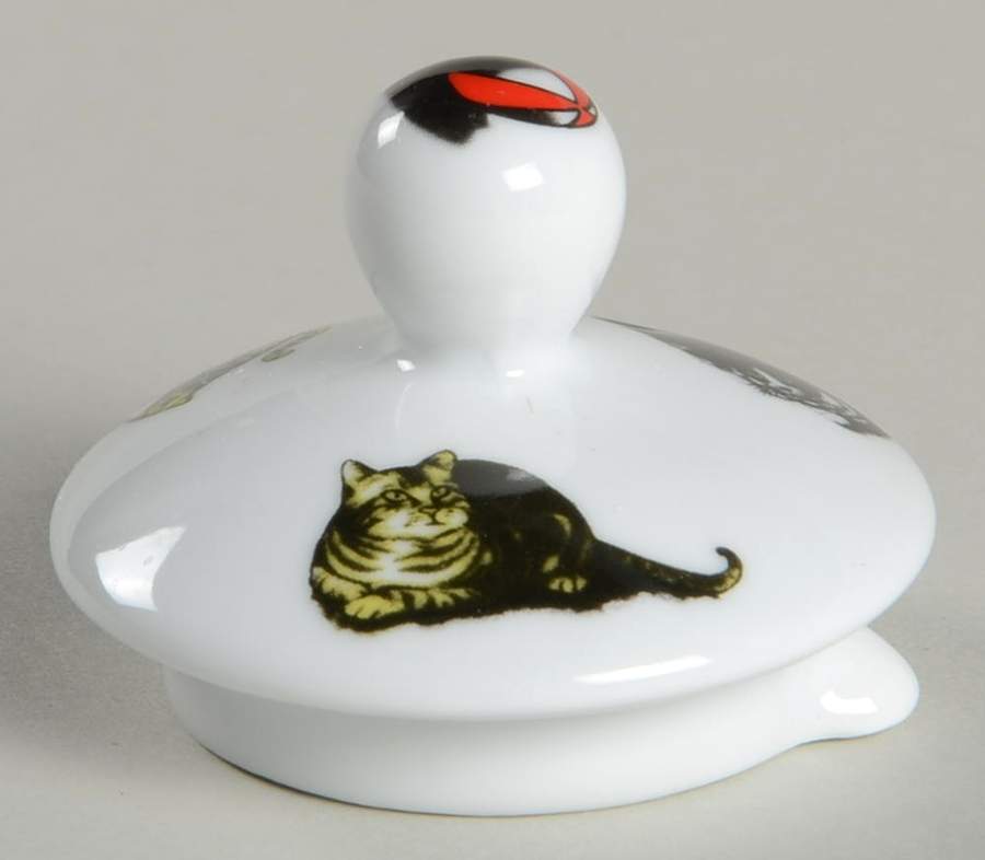 Cat Tea Teapot Lid for Individual Teapot with Cup by Cardew Design-1