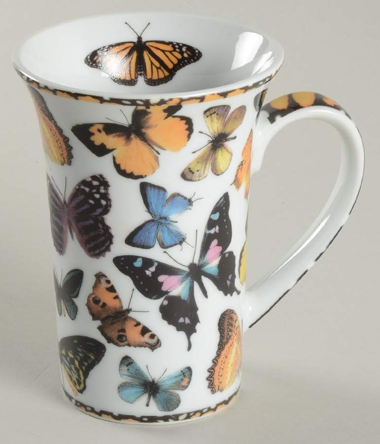 Butterflies Mug Only for Mug & Coaster Set by Cardew Design-1