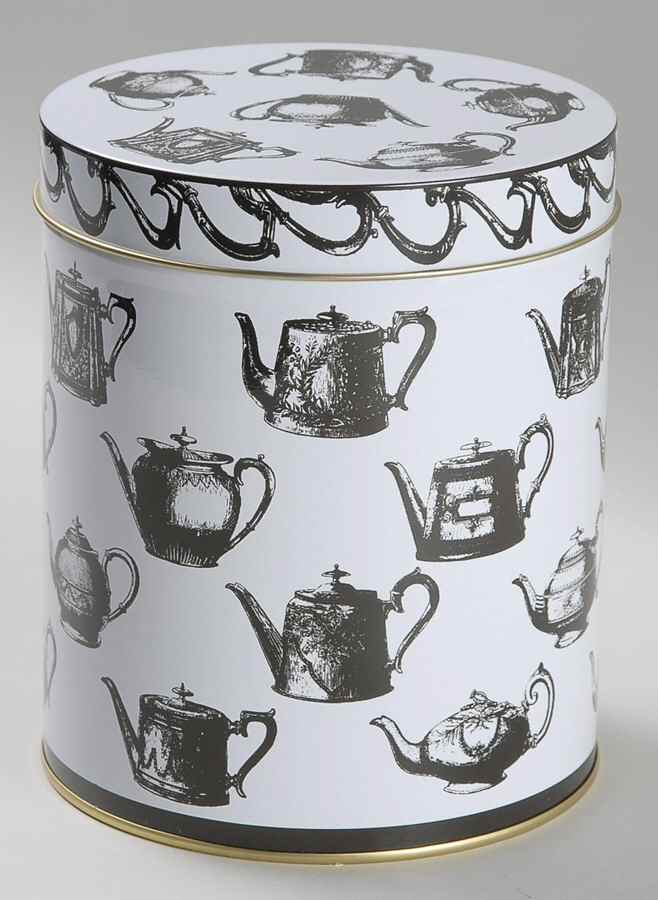 Antique Pewter Gift Tin & Lid for Mug & Coaster Set by Cardew Design-1