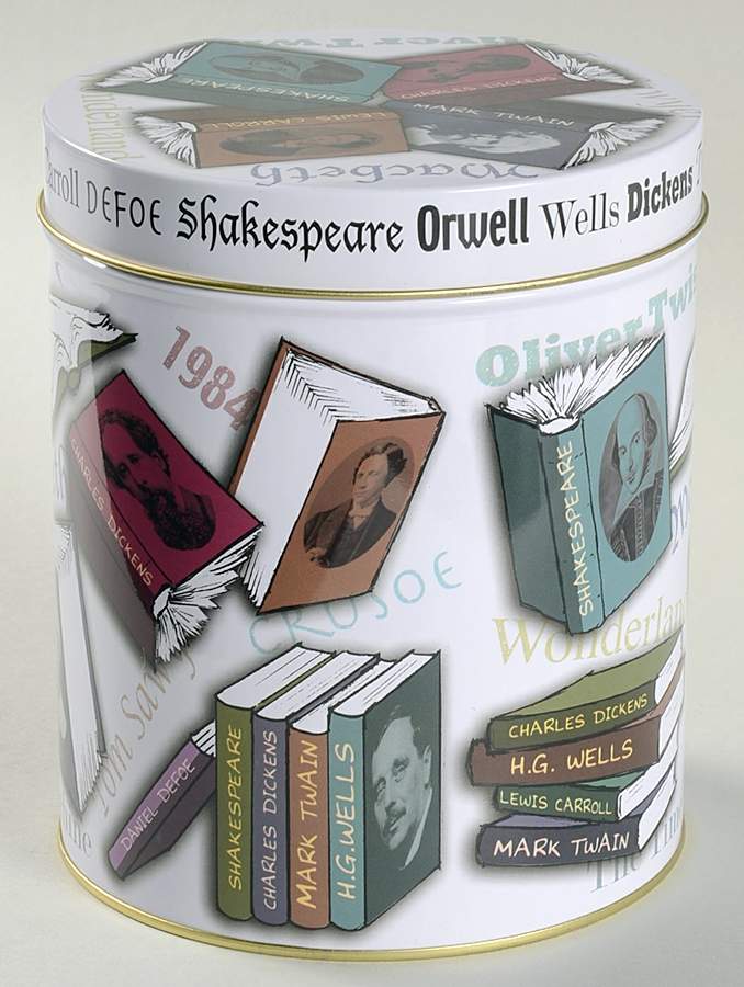 Novel Tea Gift Tin for Creamer & Sugar w/ Lid Set by Cardew Design-1
