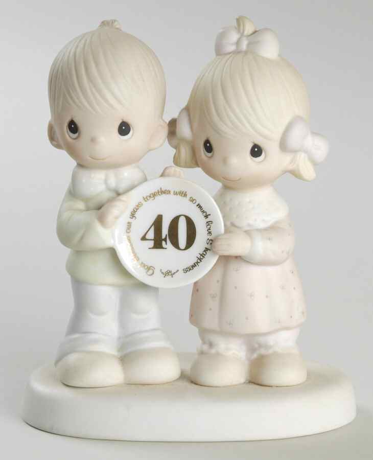 God Bless Our Years Together-40 Cross-God Bless Our Years Together 40 - Cross Trademark With Box by Precious Moments-1