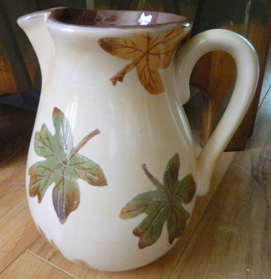 Bee-Leaves Large Pitcher by Pottery Barn China-1