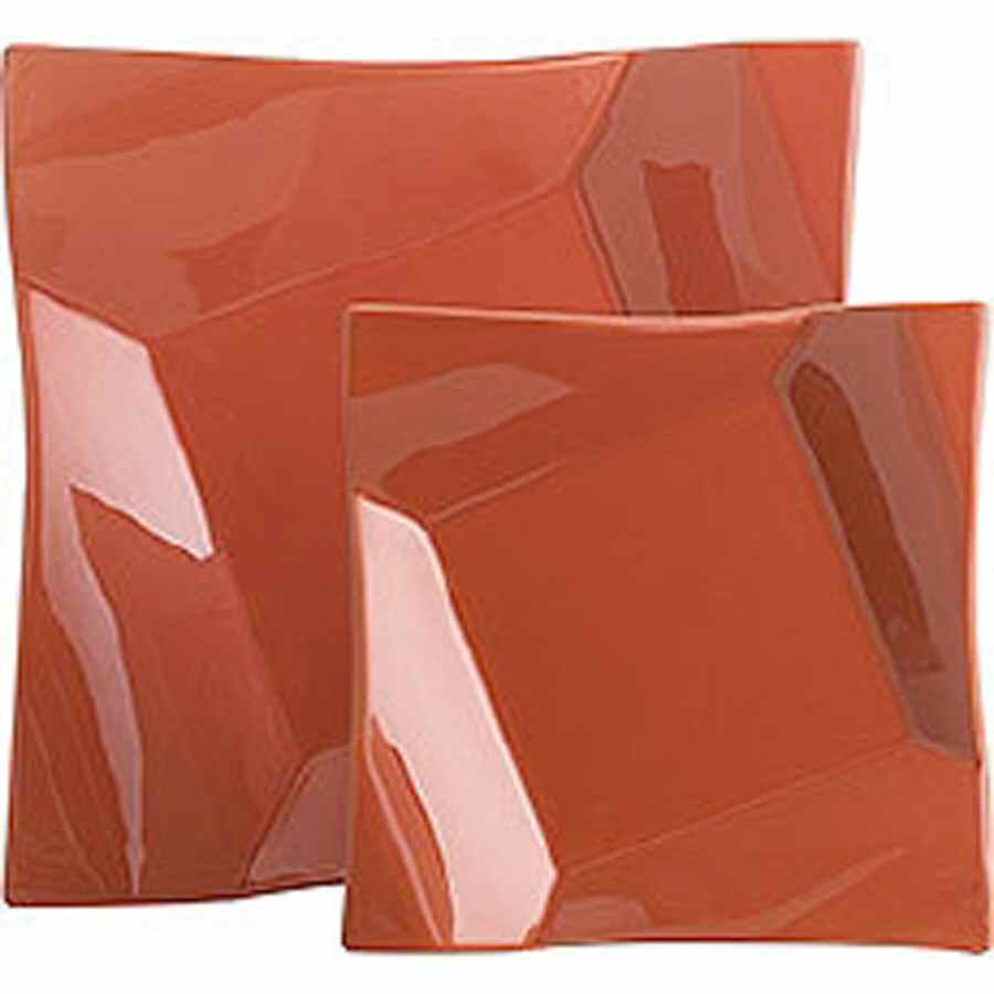 Diamond Fold Square Dinner Plate by Pier 1-1