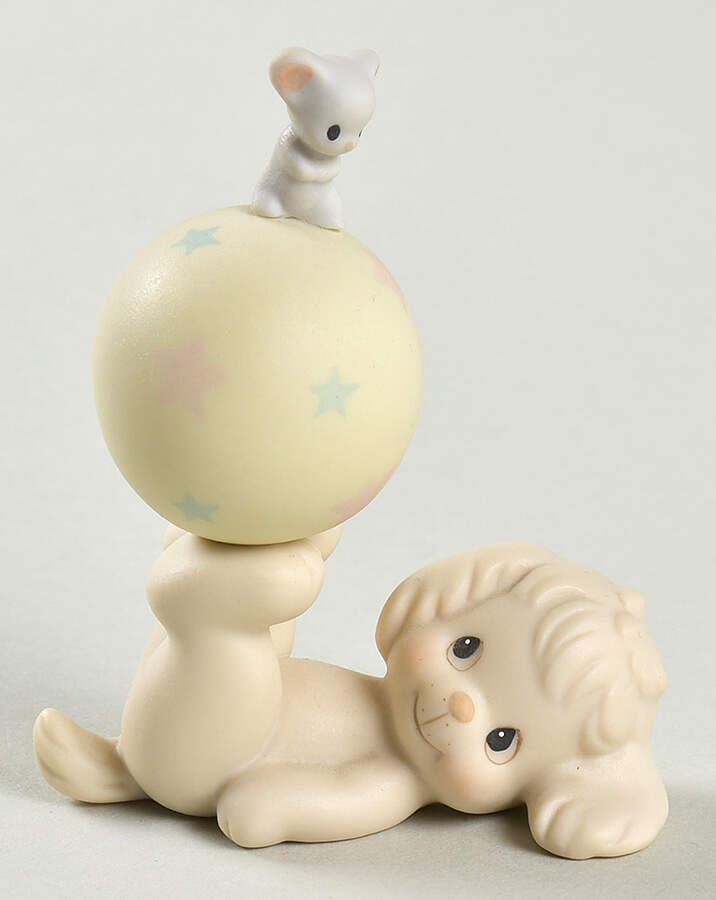 Tippy-Sammy's Circus Tippy-Trumpet Mark - Trumpet Trademark, No Box by Precious Moments-1