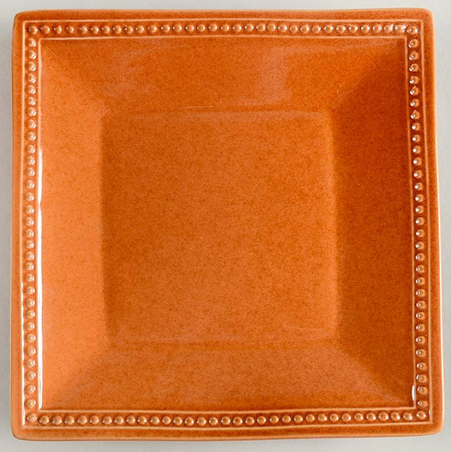 Spice Route Nutmeg Square Salad Plate by Pier 1-1