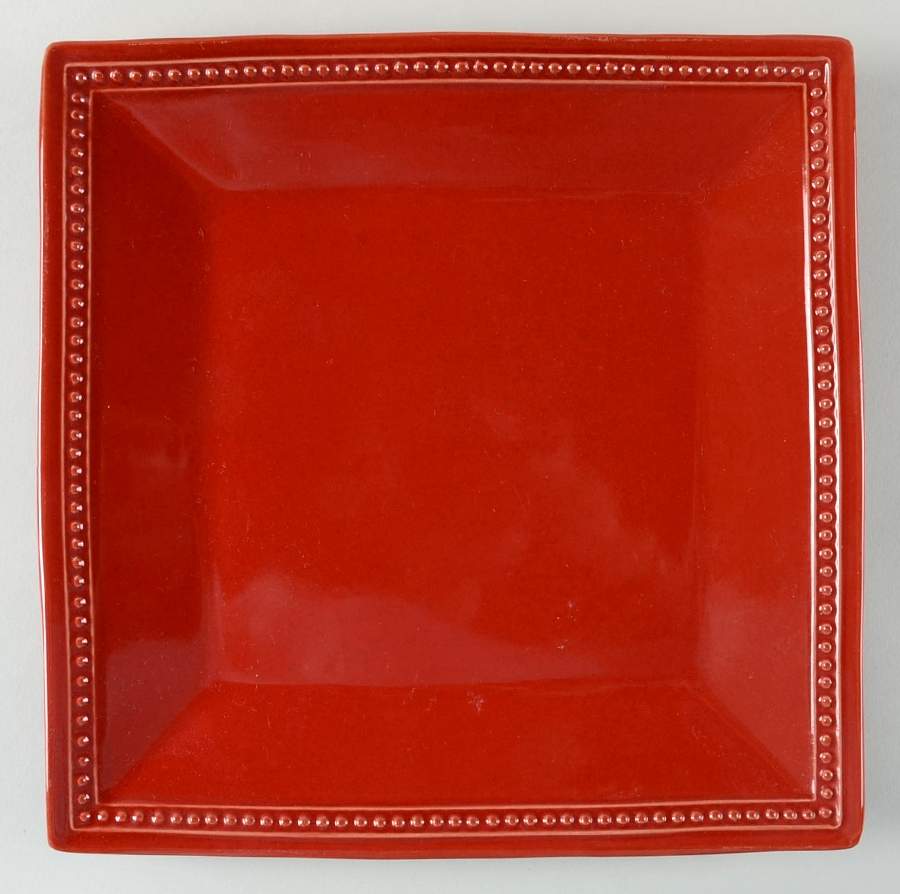 Spice Route Paprika Square Dinner Plate by Pier 1-1