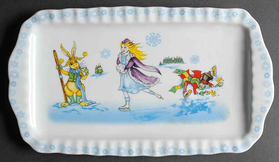 Alice in Winterland Cookie Tray by Cardew Design-1